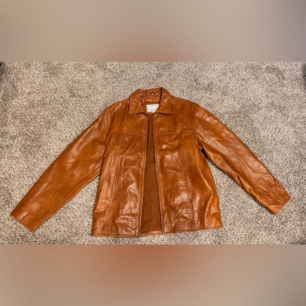 Wilson Leather M.Julian Mens Medium Leather zipper Jacket